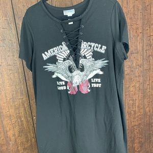 Drawstring Oversized TShirt